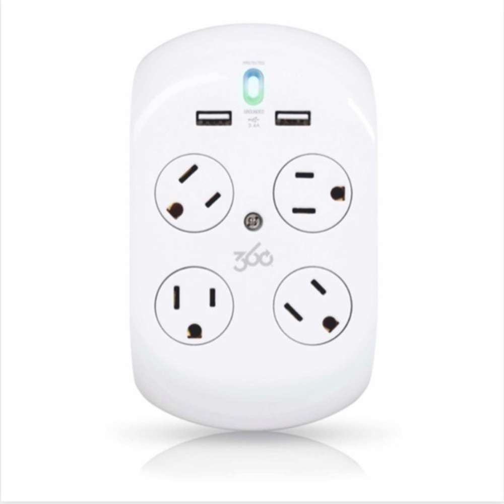 2 lots of New Arrivals Outlet Rotating Extension Cord (HD9)